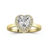 2.00ct Moissanite Engagement Ring 14K Gold