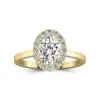 2.00ct Moissanite Engagement Ring 14K Gold