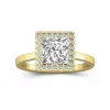 2.00ct Moissanite Engagement Ring 14K Gold