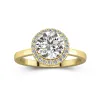 2.00ct Moissanite Engagement Ring 14K Gold