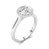 1.50ct Moissanite Engagement Ring 14K White Gold