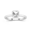 Understated Asscher 1.50ct Moissanite Engagement Ring