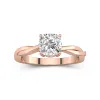 Understated Cushion 1.50ct Moissanite Engagement Ring