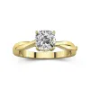 Understated Cushion 1.50ct Moissanite Engagement Ring