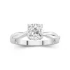 Understated Cushion 1.50ct Moissanite Engagement Ring