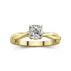 Understated Cushion 1.00ct Moissanite Engagement Ring