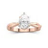 Understated Pear 2.00ct Moissanite Engagement Ring