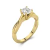 Understated Cushion 1.50ct Moissanite Engagement Ring