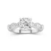 Retro Cushion 2.00ct Moissanite Engagement Ring