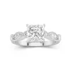 Retro Princess 2.00ct Moissanite Engagement Ring