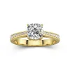 1.50ct Moissanite Engagement Ring 14K Gold