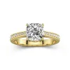 2.00ct Moissanite Engagement Ring 14K Gold