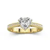 1.50ct Moissanite Engagement Ring 14K Gold