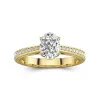 1.50ct Moissanite Engagement Ring 14K Gold