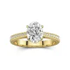 2.00ct Moissanite Engagement Ring 14K Gold