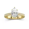 2.00ct Moissanite Engagement Ring 14K Gold