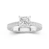 1.50ct Moissanite Engagement Ring 14K White Gold