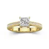 1.00ct Moissanite Engagement Ring 14K Gold