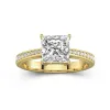 2.00ct Moissanite Engagement Ring 14K Gold