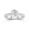 1.50ct Moissanite Engagement Ring 14K White Gold