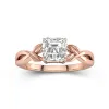 1.50ct Moissanite Engagement Ring 925 Sterling Silver