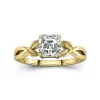 1.50ct Moissanite Bague de fiançailles Argent sterling 925