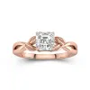 1.00ct Moissanite Engagement Ring 925 Sterling Silver