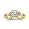 1.00ct Moissanite Bague de fiançailles Argent sterling 925