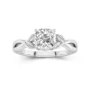 1.50ct Moissanite Engagement Ring 925 Sterling Silver