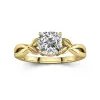 1.50ct Moissanite Engagement Ring 925 Sterling Silver