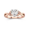 1.50ct Moissanite Engagement Ring 925 Sterling Silver