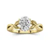 2.00ct Moissanite Engagement Ring 925 Sterling Silver