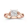 1.50ct Moissanite Bague de fiançailles Argent sterling 925