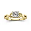 1.00ct Moissanite Bague de fiançailles Argent sterling 925