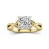 2.00ct Moissanite Engagement Ring 925 Sterling Silver