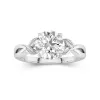 2.00ct Moissanite Engagement Ring 925 Sterling Silver
