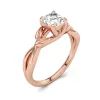 1.50ct Moissanite Engagement Ring 925 Sterling Silver