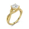 1.00ct Moissanite Bague de fiançailles Argent sterling 925
