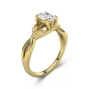 1.00ct Moissanite Bague de fiançailles Argent sterling 925