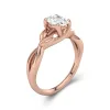 2.00ct Moissanite Engagement Ring 925 Sterling Silver