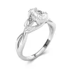 1.50ct Moissanite Engagement Ring 925 Sterling Silver