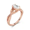 2.00ct Moissanite Engagement Ring 925 Sterling Silver