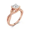 2.00ct Moissanite Engagement Ring 925 Sterling Silver