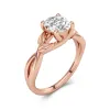 2.00ct Moissanite Engagement Ring 925 Sterling Silver