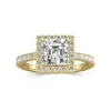 2.00ct Moissanite Engagement Ring 18K Gold