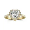 2.00ct Moissanite Engagement Ring 14K Gold