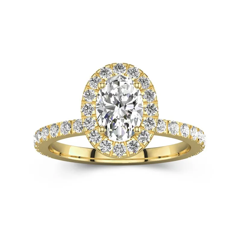 Elegant Oval 1.50ct Moissanite Engagement Ring
