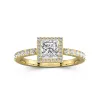 1.00ct Moissanite Engagement Ring 14K Gold