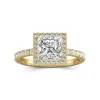 2.00ct Moissanite Engagement Ring 14K Gold