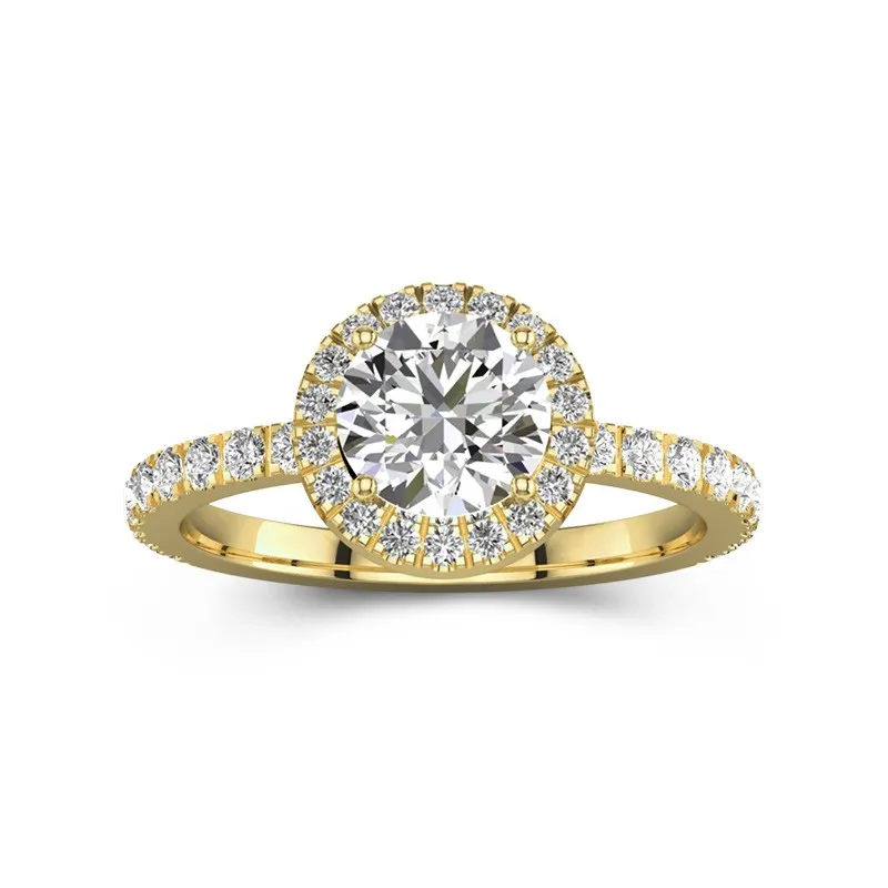 Elegant Round 1.50ct Moissanite Engagement Ring